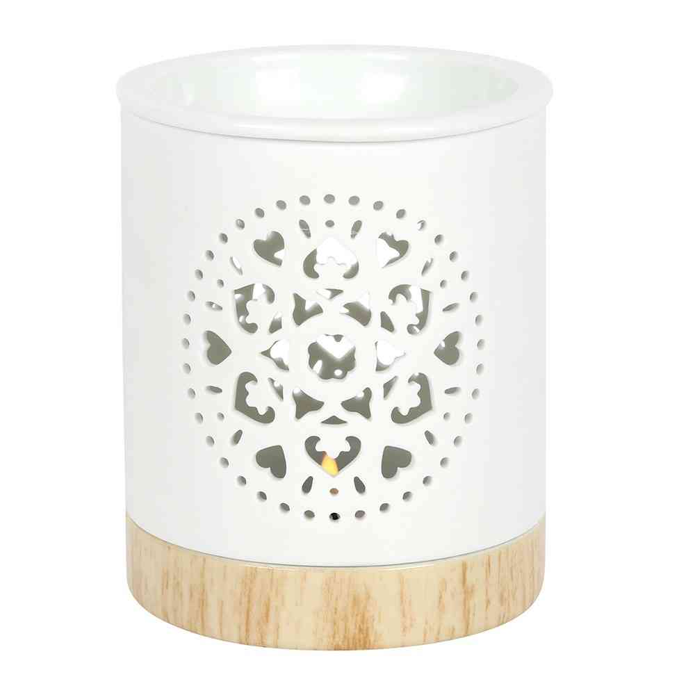 Something Different - White Mandala Cut Out Brûleur fioul - Blanc